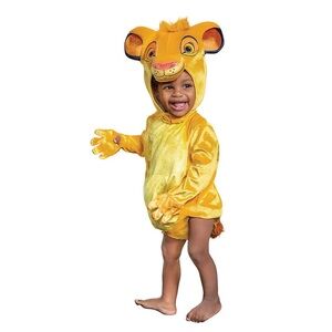 Disney Baby Toddler The Lion King Simba Cub Costume Size 12-18 Months